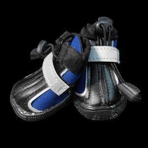 SweetieB Petwear - Blue Perfect Pull Booties - Dog Boots, SIZE 2